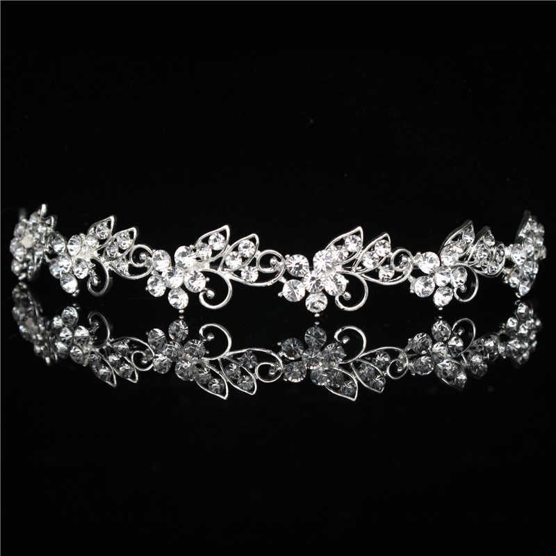 11 disegni di Cristallo Wedding Bridal Tiara Crown Per La Ragazza/Donne di Promenade Diadema Ornamenti Per Capelli Da Sposa Monili dei capelli Della Sposa accessori: Style 4