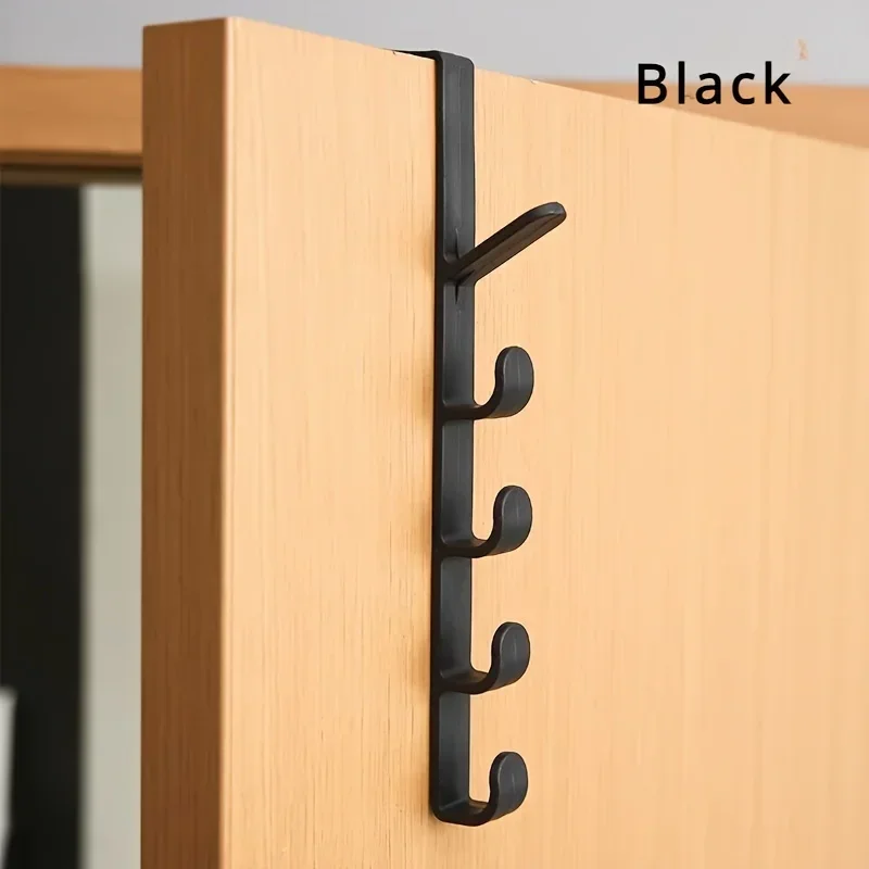 1/3 Uds perchas para ropa detrás de la puerta gancho para abrigos detrás de la puerta armario dormitorio gancho para puerta accesorios de baño: YELLOW