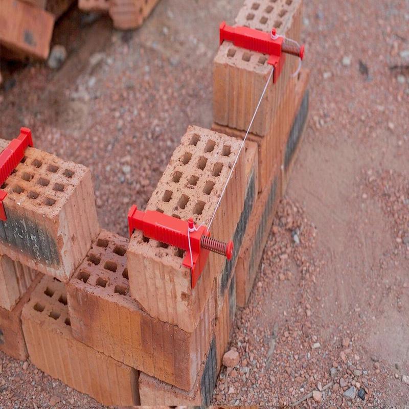 1 Pair Brick Liner Leveling Measuring Tools For Masons Mud Engineering Line Frame Builder Hydraulic Puller Wall Constructio F9F8