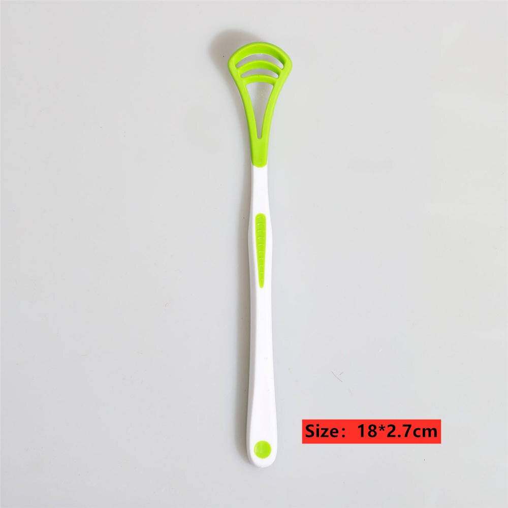 6 Colors Tongue Scraper Tongue Cleaner Handle Tongue brush Plastic Scraper Tounge Oral Mouth Hygiene Dental Care: C3