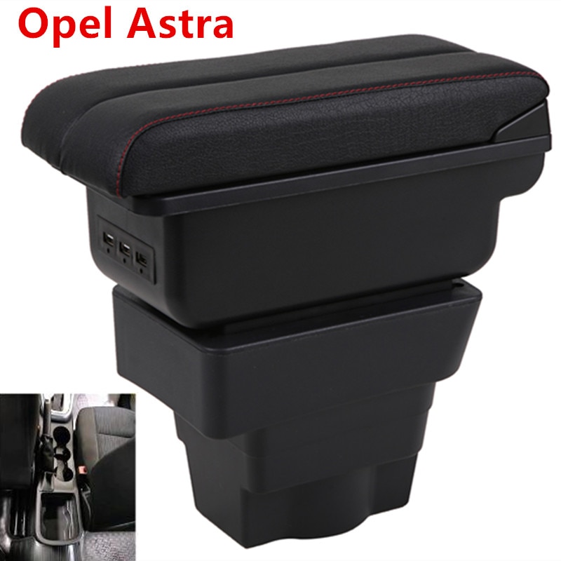 Voor Opel Astra Armsteun Doos Opel Astra J Universele Auto Centrale Armsteun Opbergdoos Met Usb