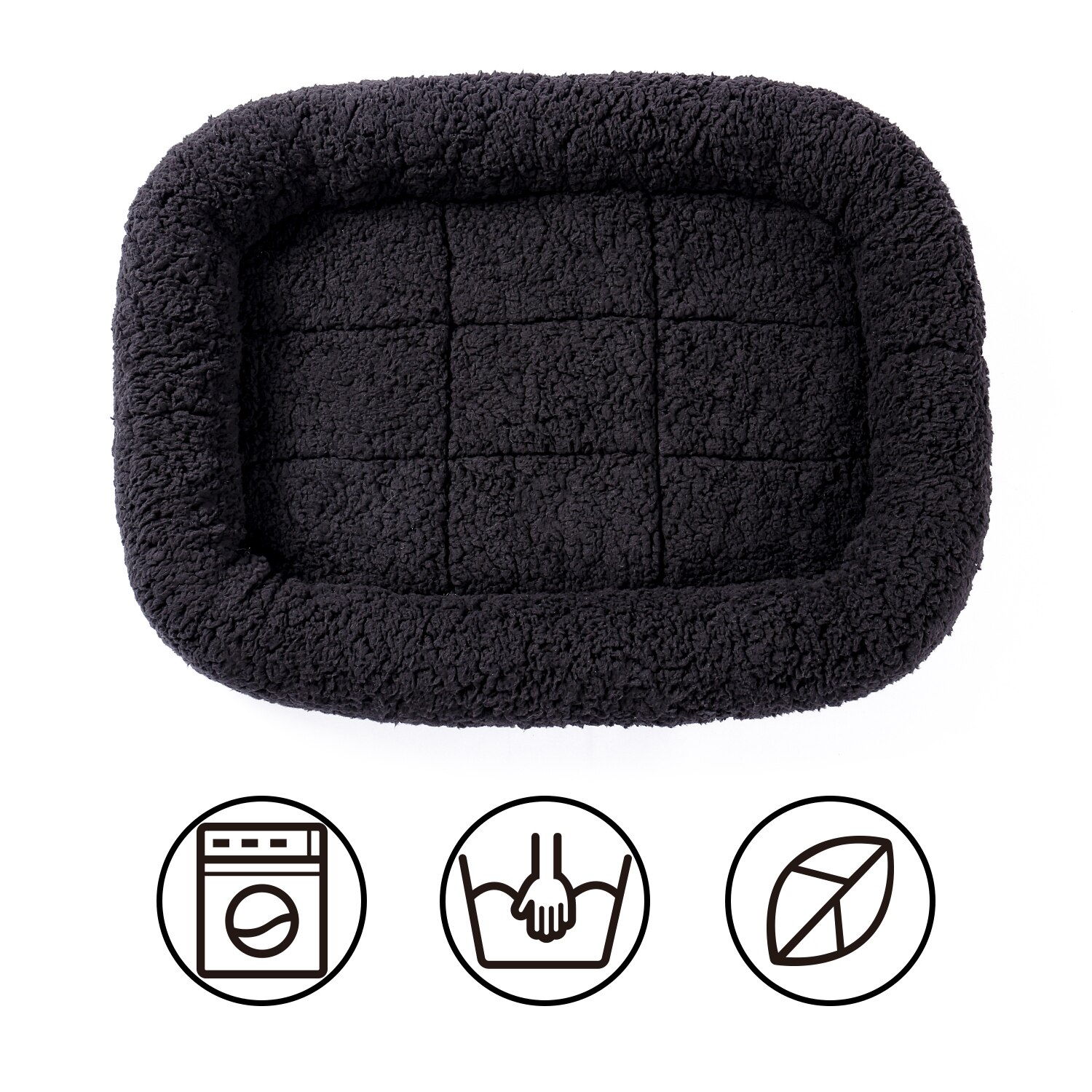 5 Size For Large Dogs Bed Super Soft Sherpa Crate Cushion Dog and Pet Bed Pet Carrier Pet Bed in Fleece Machine Washable