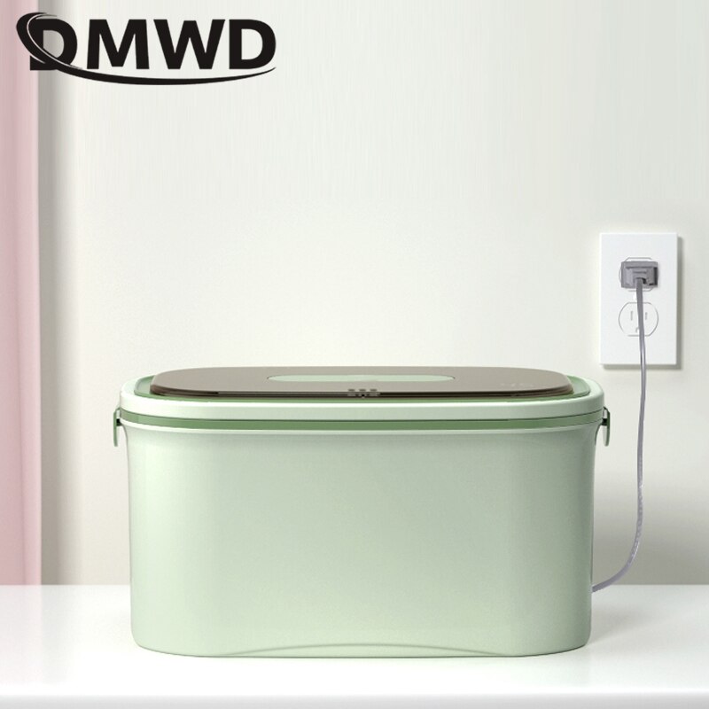 DMWD Haushalt Feuchttücher Heizungen Elektrische Baby Nass Gewebe Wärmer Tragbare Heizung Kasten Nassen Handtuch Spender Thermostat 45-55 ℃ 220V