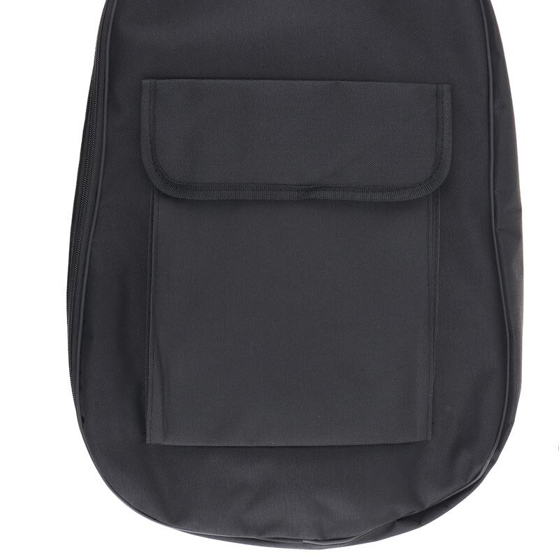 Preto à prova dwaterproof água dupla cintas baixo mochila show saco caso para guitarra elétrica baixo 5mm espessura esponja acolchoada