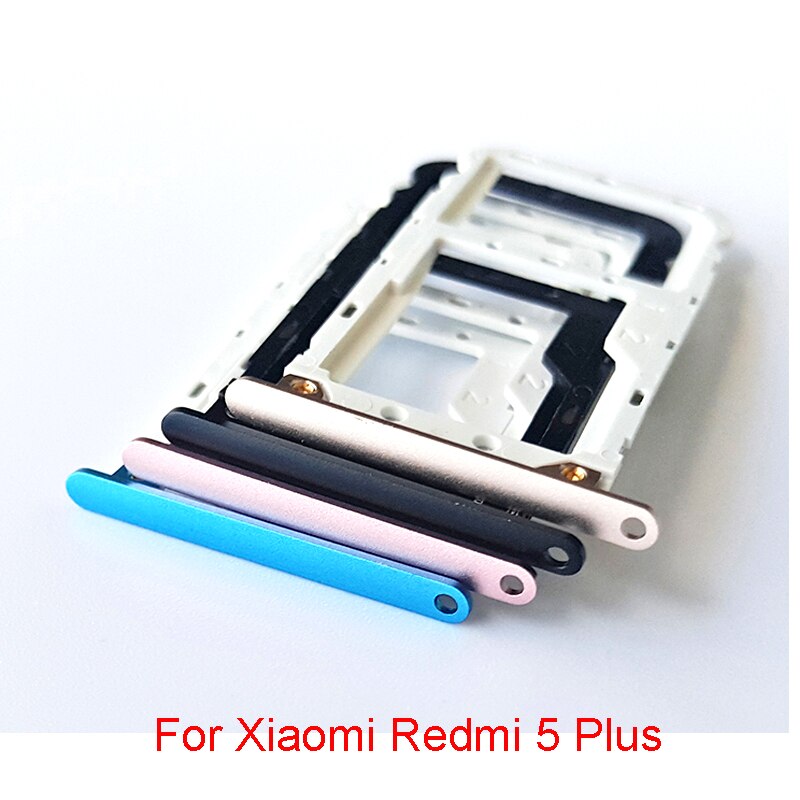 Nieuw Voor Xiaomi Redmi 5 Plus SIM Card Slot Lade Houder Adapter Vervangende Onderdelen