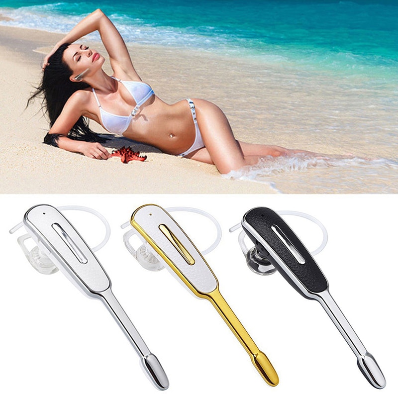 Mini Wireless Bluetooth Earphone Sports Stereo Headphone Leather Business Headset Noise Reduction Headphone Portable Audio