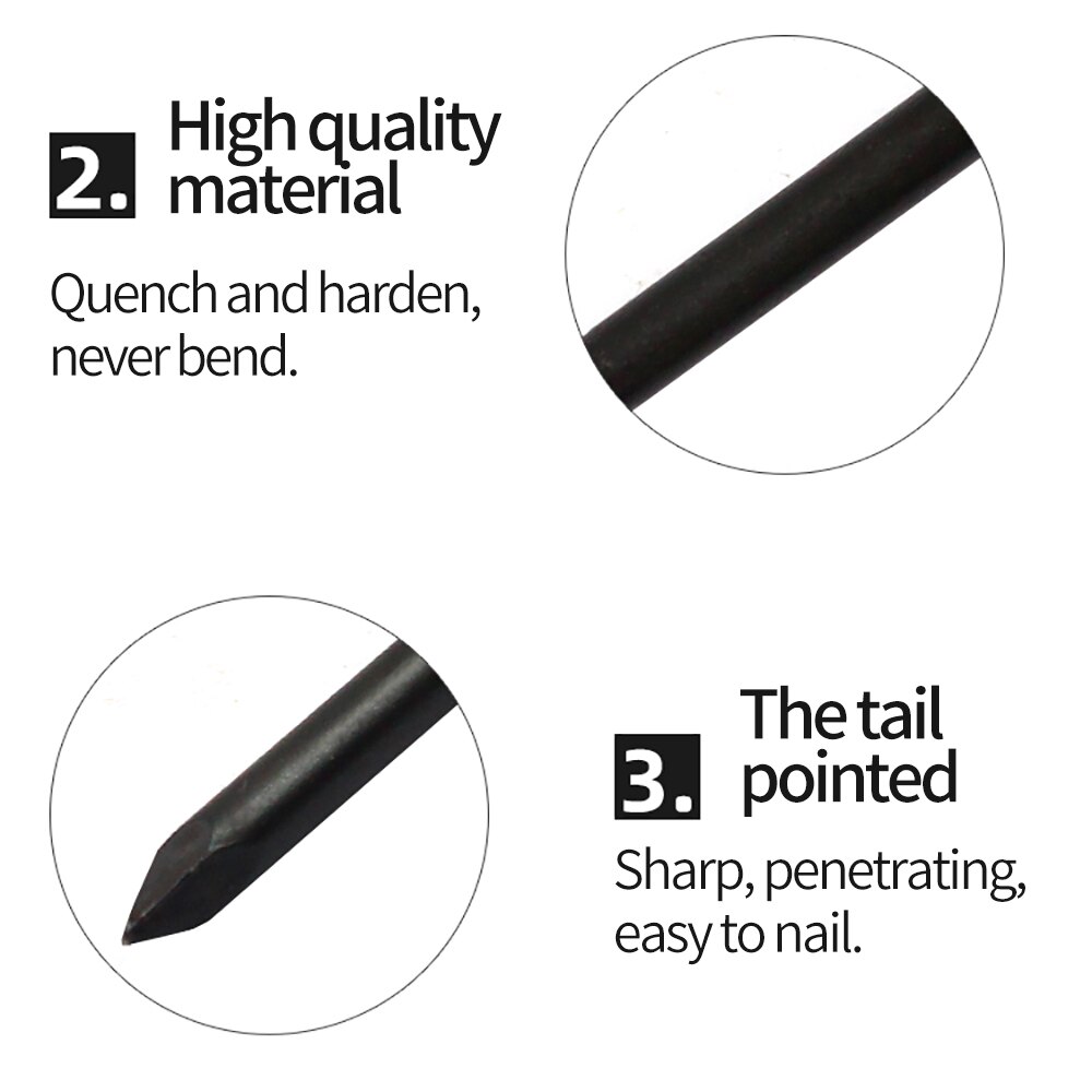 4mm Thick Cement Steel Nails Wall Nail Hard Cement Steel Nail Hanging Picture Nail