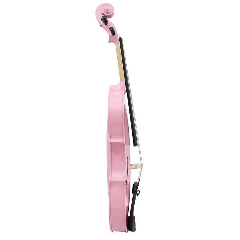 4/4 Full Size Roze Akoestische Viool Fiddle Craft Violino met Case Bow Rosin Viool voor Beginners