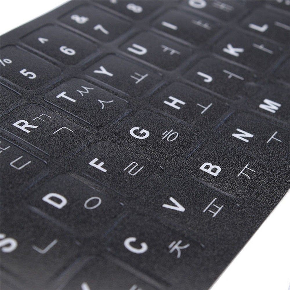 Korean Keyboard Cover Stickers For Computer Laptop Pc Keyboard Computer Standard Letter Layout Keyboard Covers