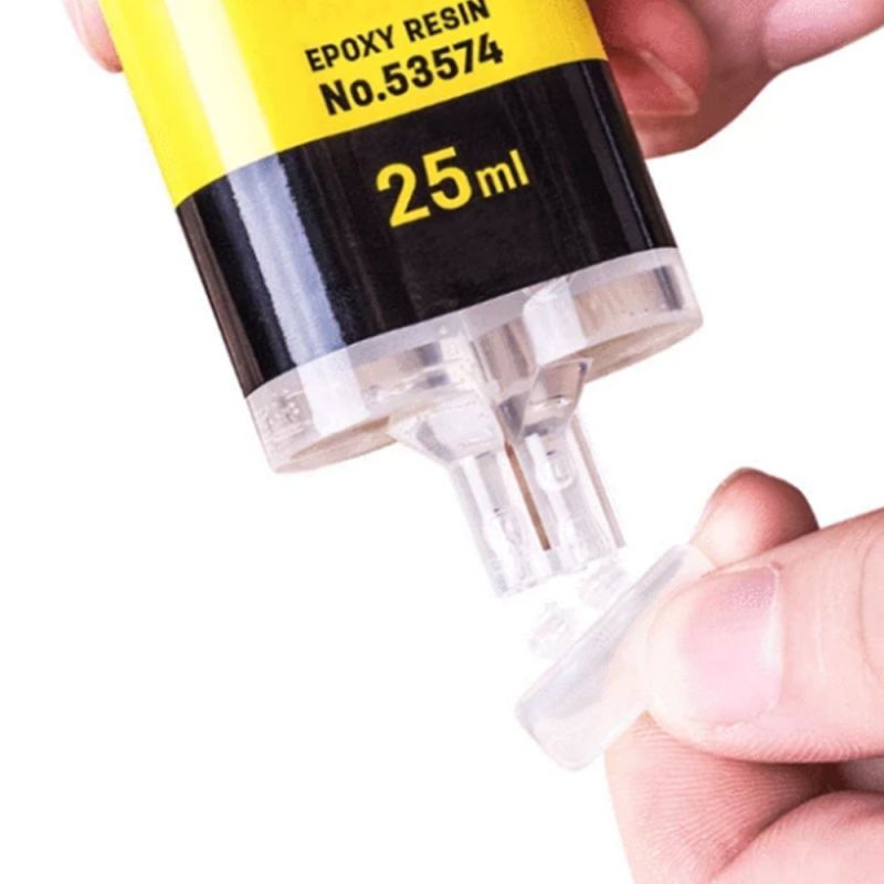 Colle liquide universelle de résine époxyde de colle superbe d'ab de 25ML colle adhésive forte de réparation de ménage pour la colle en verre en plastique de céramique en métal