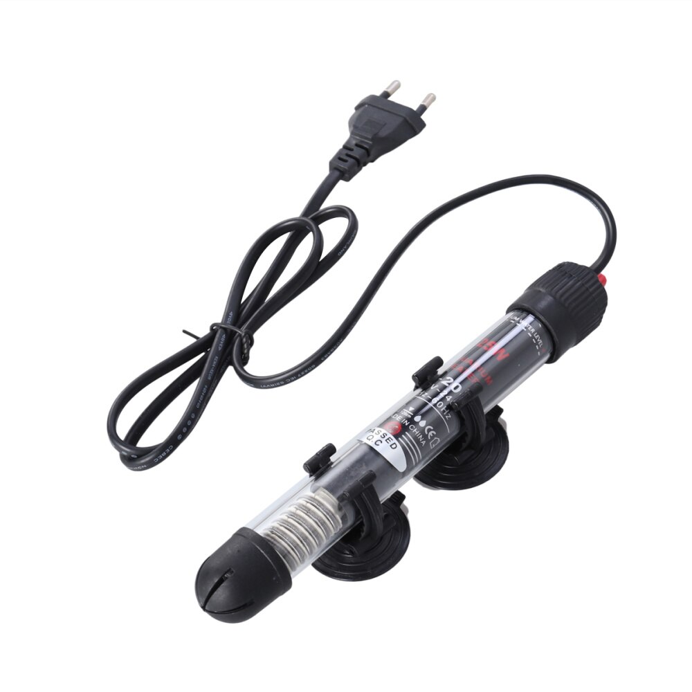 Submersible Aquarium Heater 25W with and Suction Cup (Plug)