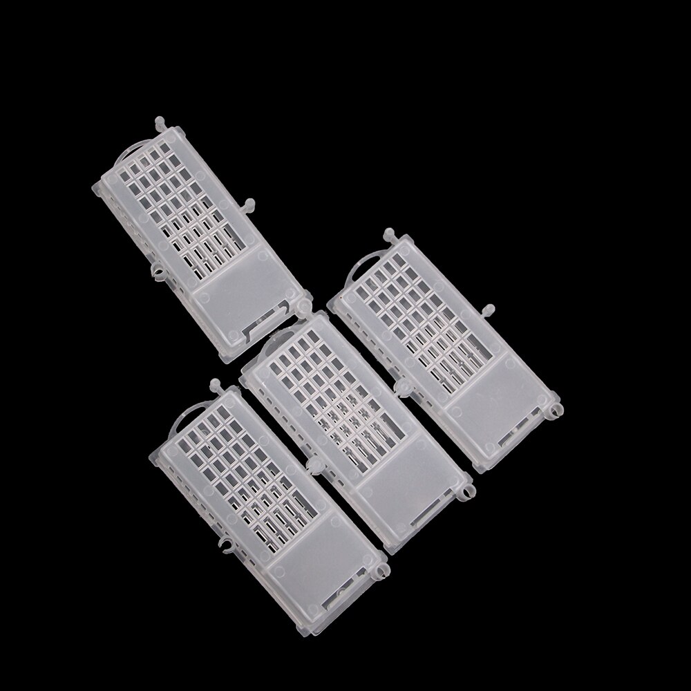 2PCS Queen Bee Post Cage Transparent Move Transmit Mail Box Insect House Plastic Rearing Tools Beekeeping Equipment Supplies