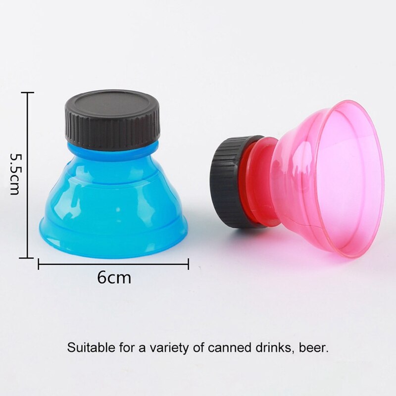 Tapa transparente para refrescos, tapa reutilizable para refrescos, bebida energética, zumo automático, 12 tapas
