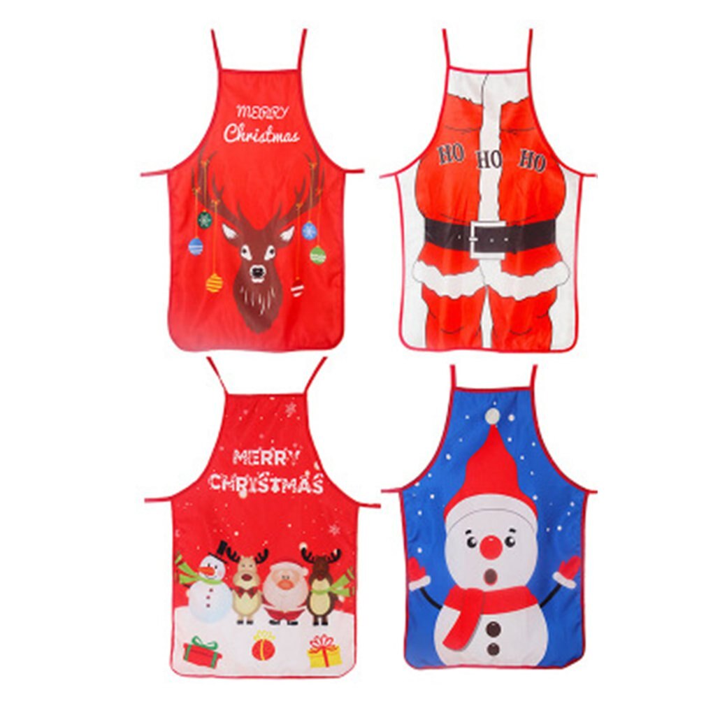 Individual Apron Decorative Props Christmas Party Cosplay Lovely Waistband Cartoon Christmas Uniform