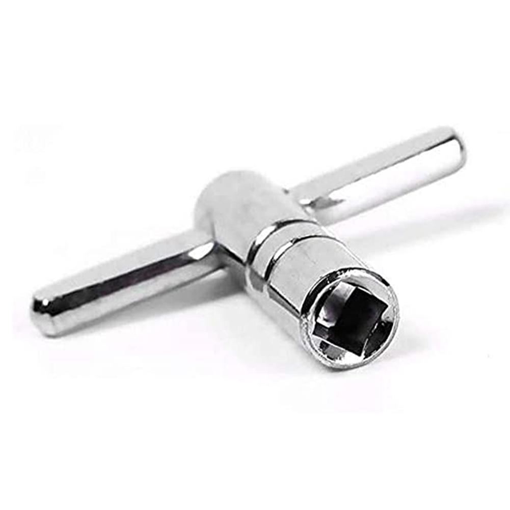 Llave de tambor estándar de Metal de 4 piezas, llave de sintonización de tambor para baterista, Musical, accesorios de piezas de repuesto de tambor