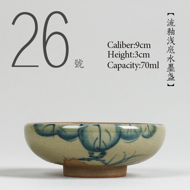 Chinese Handpainted tea cup On-glazed Kung fu tea set 25~100ml porcelain Small tea bowl Japanese Style teacup