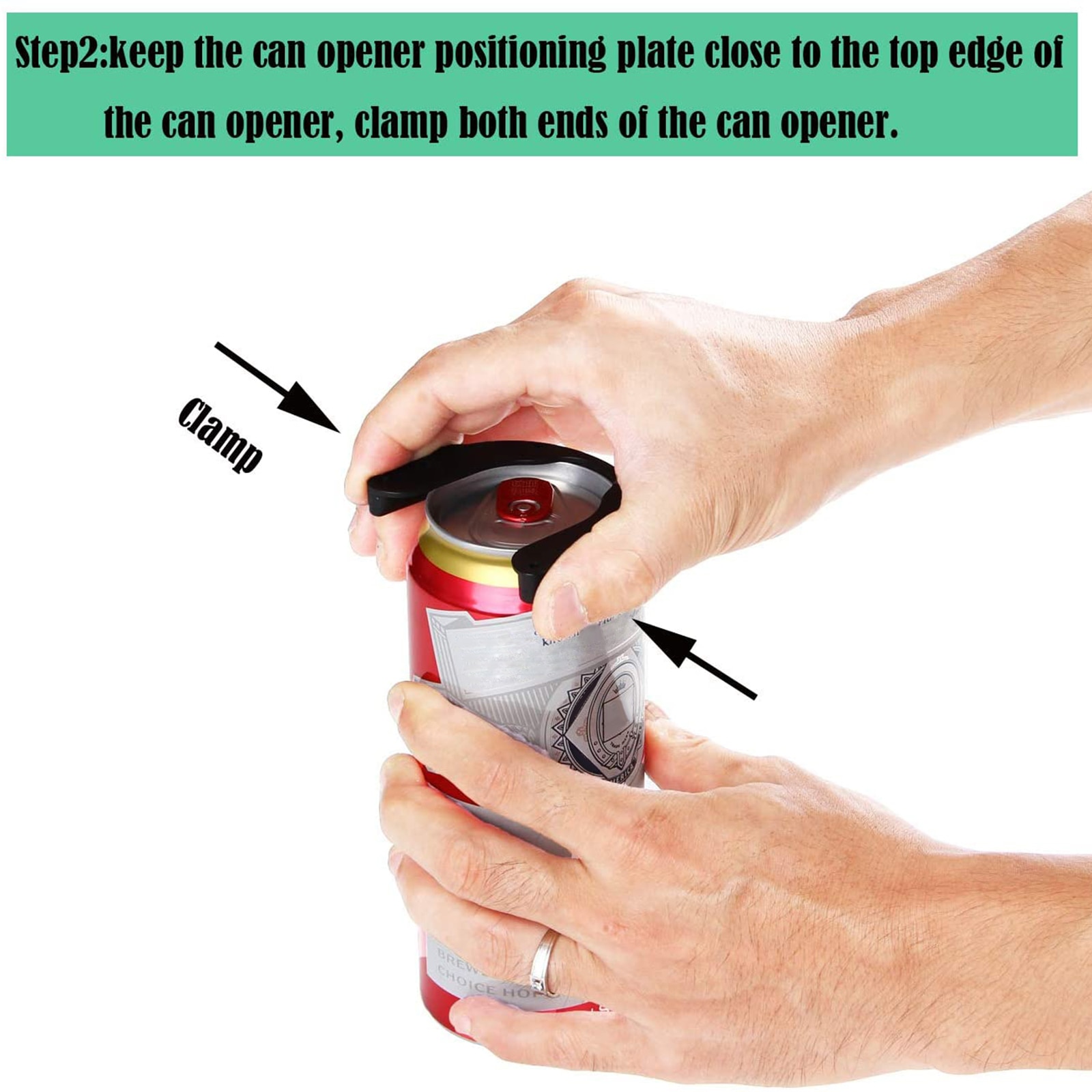 1PC Multifunctional Can Opener Bar Tool Safety Easy Manual Beer Canned Fruit Opener