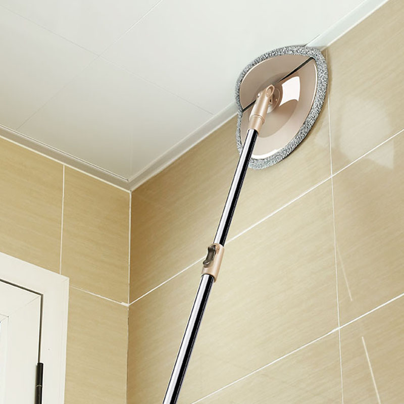 Fregona con cubo de microfibra para el hogar, fregona con asa ajustable, Herramientas de limpieza mágicas, manos libres