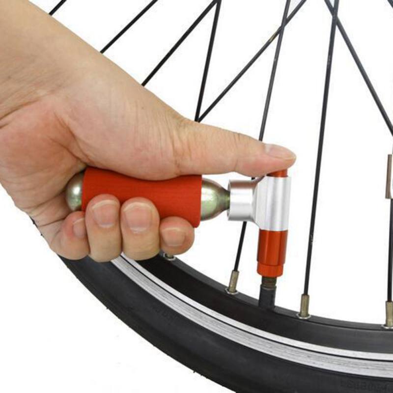 Bicycle Pump Portable CO2 emergency pump Compact carbon dioxide charge Without Gas Cylinder Q85