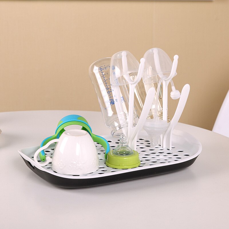 Bottle Dry Rack Baby Feeding Bottles Drain Drying Rack Baby Bottle Pacifier Cleaning Dryer Drainer Storage Drying Holder Shelf