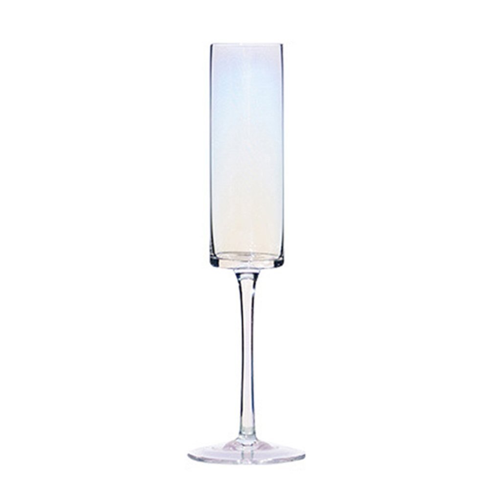 Bæger regnbue kop farverig krystal champagne glas farve rødvinsglas ionbelægning vinglas: D