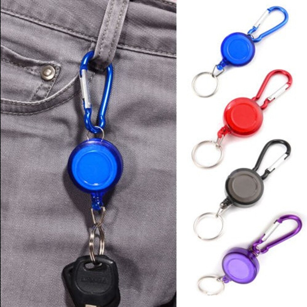 Ich würde karte schlüssel kette büro schnur Spule Schlüsselband Clip Schlüssel Ring zurückziehen ziehen Name Schild Rückstoß abzeichen gürtel seil Halfter schlüsselring