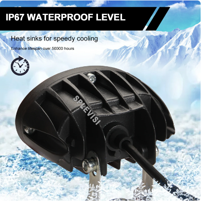 20W Marine Spreader Light LED Deck/Mast Light Flood Light For Boat 12v-30v DC