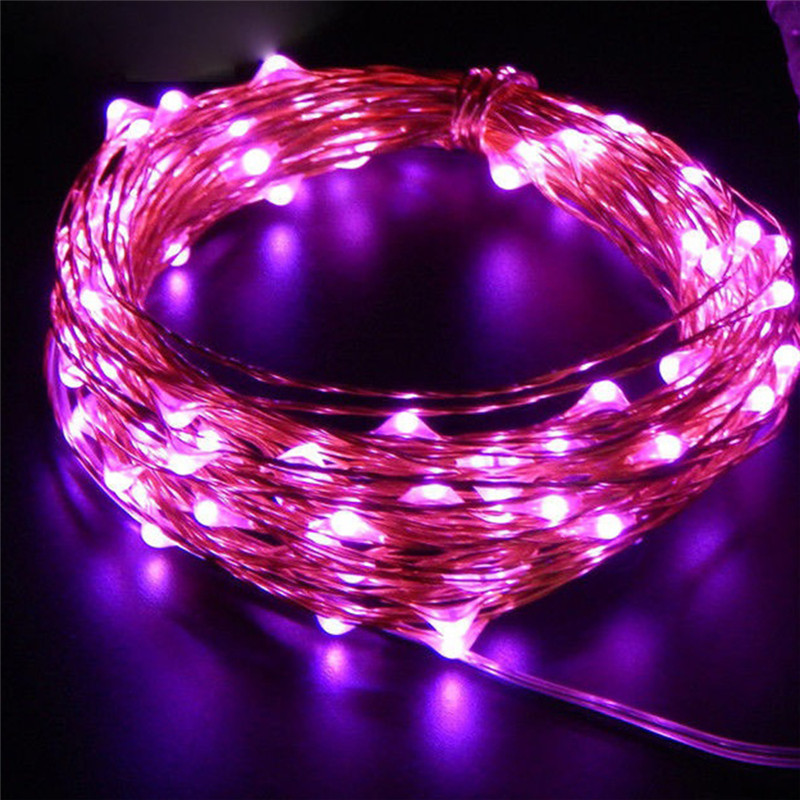 15 led 1.5m koppartråd fe kork flaska propp för glas hantverk led ljusslinga bröllop jul år dekoration: Röd