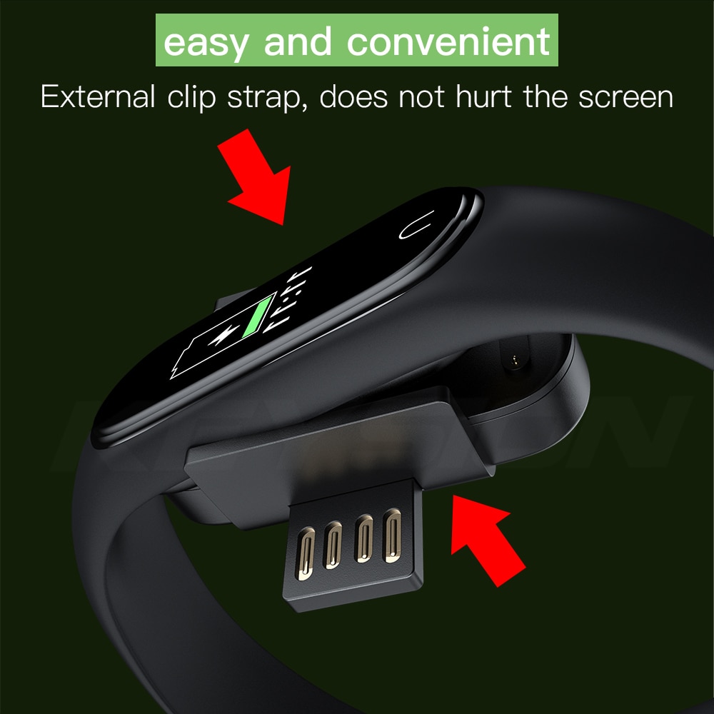 KEYSION Demontage freies Schnelles Ladegerät Kabel Für Xiao mi mi Band 4 globale USB Ladegerät Lade Dock für Xiao mi mi Smart Band 4