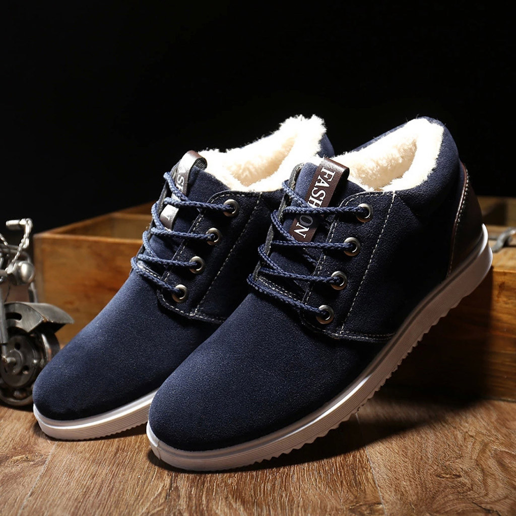Men Shoes Autumn Winter Boots Winter Men Casual Men Shoes Breathable England Trend Sports shoes Frosted zapatos de hombre