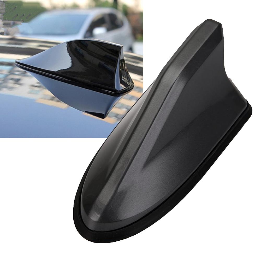 Sales Universal Car Styling Roof Tail Fin Shark Antenna Signal Radio Conversion for Jeep Renegade Cherokee Wrangler: Black