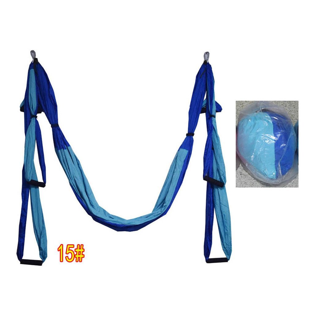 6 Handles Anti-gravity Yoga Hammock Swing Parachute Yoga Gym Hanging Outdoor Leisure Decompression Hammock: Type 15