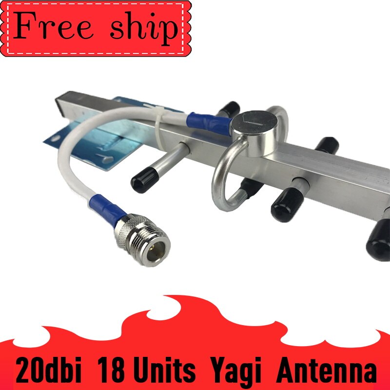 2g 3g 4g antenna 20dBi guadagno antenna Yagi 700-2700mhz antenna esterna 3G 4g Lte antenna Yagi esterna con N femmina