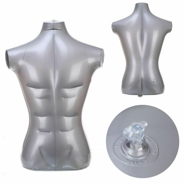 1 pièces Mannequin gonflable modèle torse PVC sous-vêtements affichage femme corps complet 168cm stockage modèle Mannequin torse tailleur vêtements: G