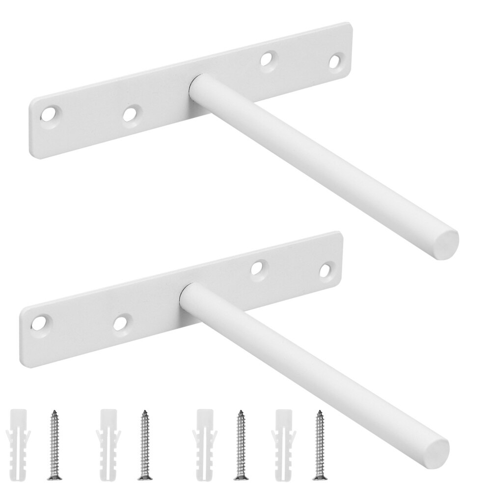 2 Sets T-Vormige Drijvende Plank Beugel Verborgen Fastener Bracket Brace