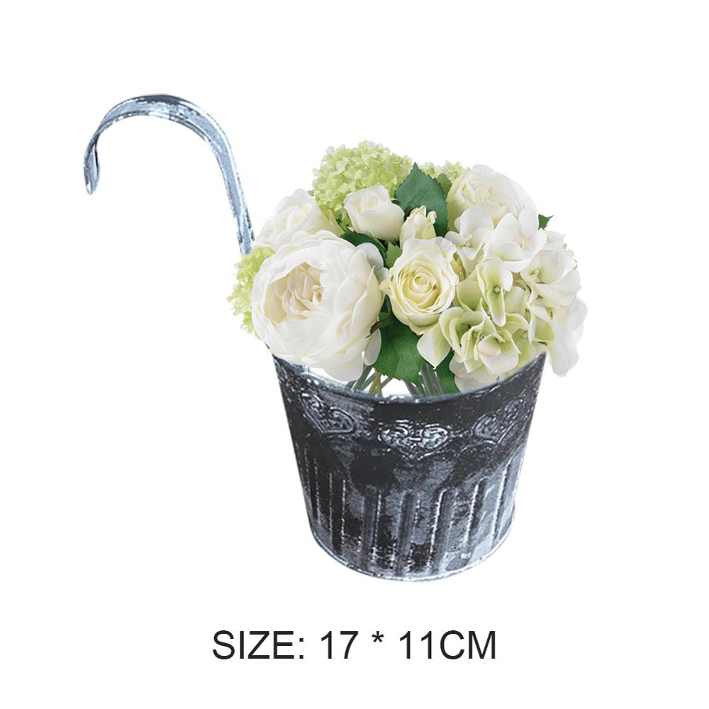 Plante stativ blomsterpotte hengende kurv henger til blomsterpotter hjem hage dekor jern plante smidde vise stativ blomsterstand