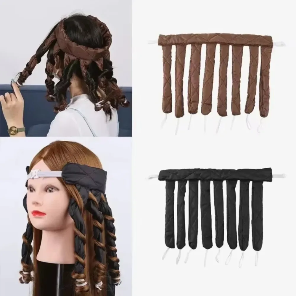 Heatless Lockenwickler, Klettverschluss, Oktopus-Lockenwickler, kein Wärme, Schwamm, Lockenwickler, faules Schlaf-Lockenband, Seidenband, weiche Schaumstoff-Locken