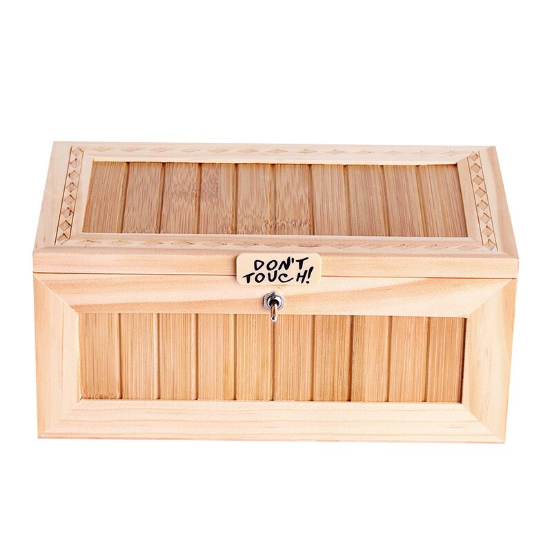 1Pc Houten Nutteloos Doos Laat Me Alleen Box Meest Nutteloos Machine Niet Touch Tijger Speelgoed Met Licht usb