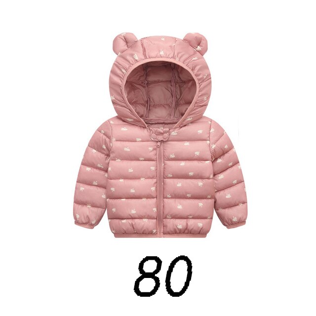 Medoboo bébé hiver manteau filles garçons enfant veste bébé vêtements -nés combinaisons Snowsuit à capuche veste manteau hauts vêtements d'extérieur: ME0201-P80