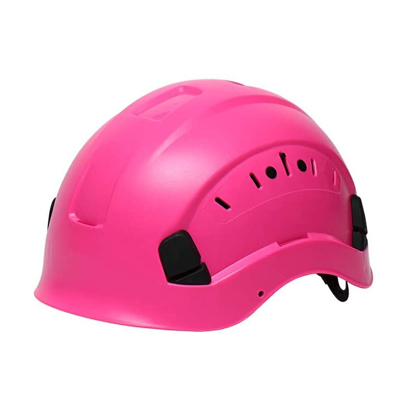 CE Carbon Fiber Safety Helmet for Engineer Construction Industrial Protective Working Rescue Bicycle Motorcycle Helmets Hard Cap: Pure Pink