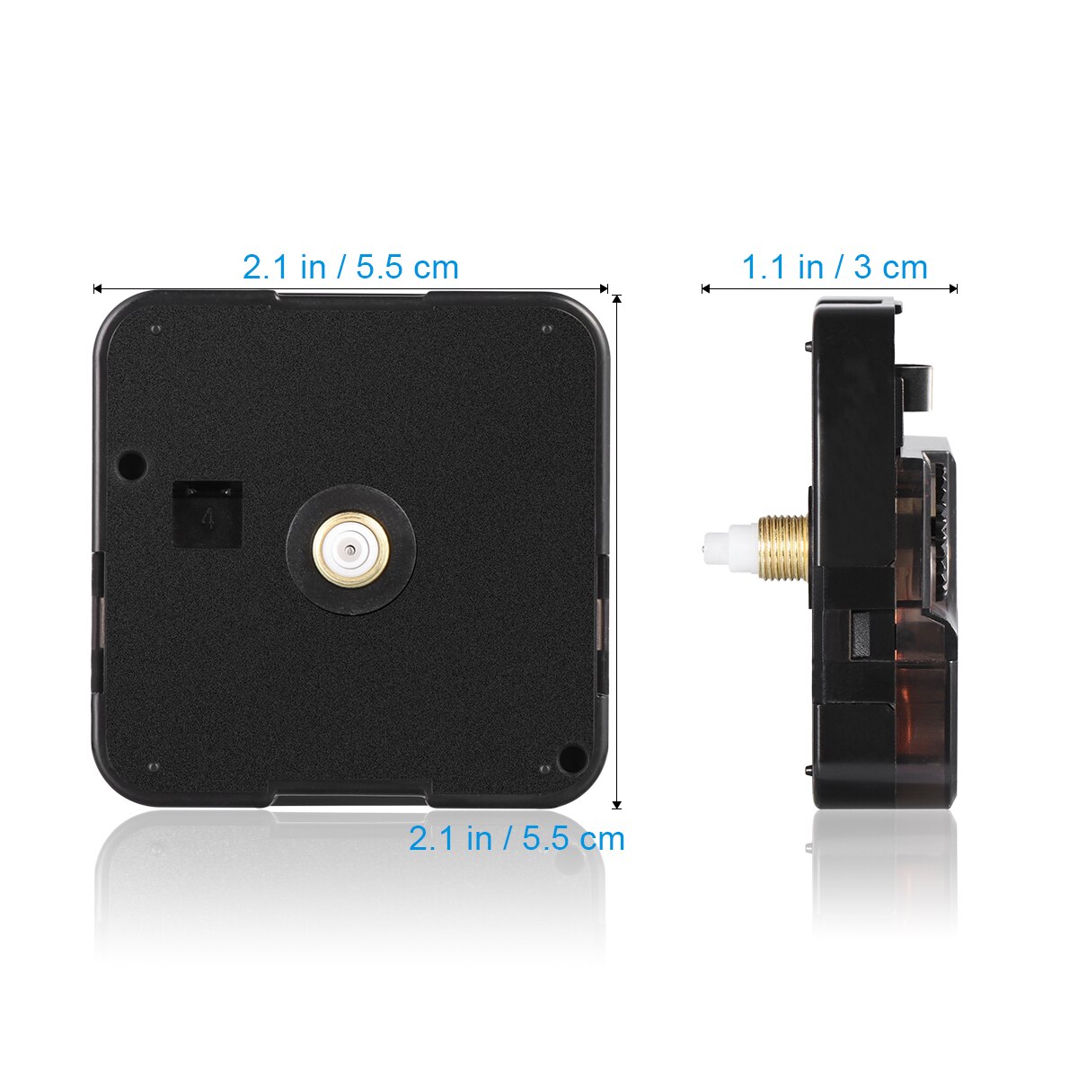 ULTNICE Quartz DIY Wall Clock Movement Mechanism Battery Operated DIY Repair Parts Replacement NO Hands A50