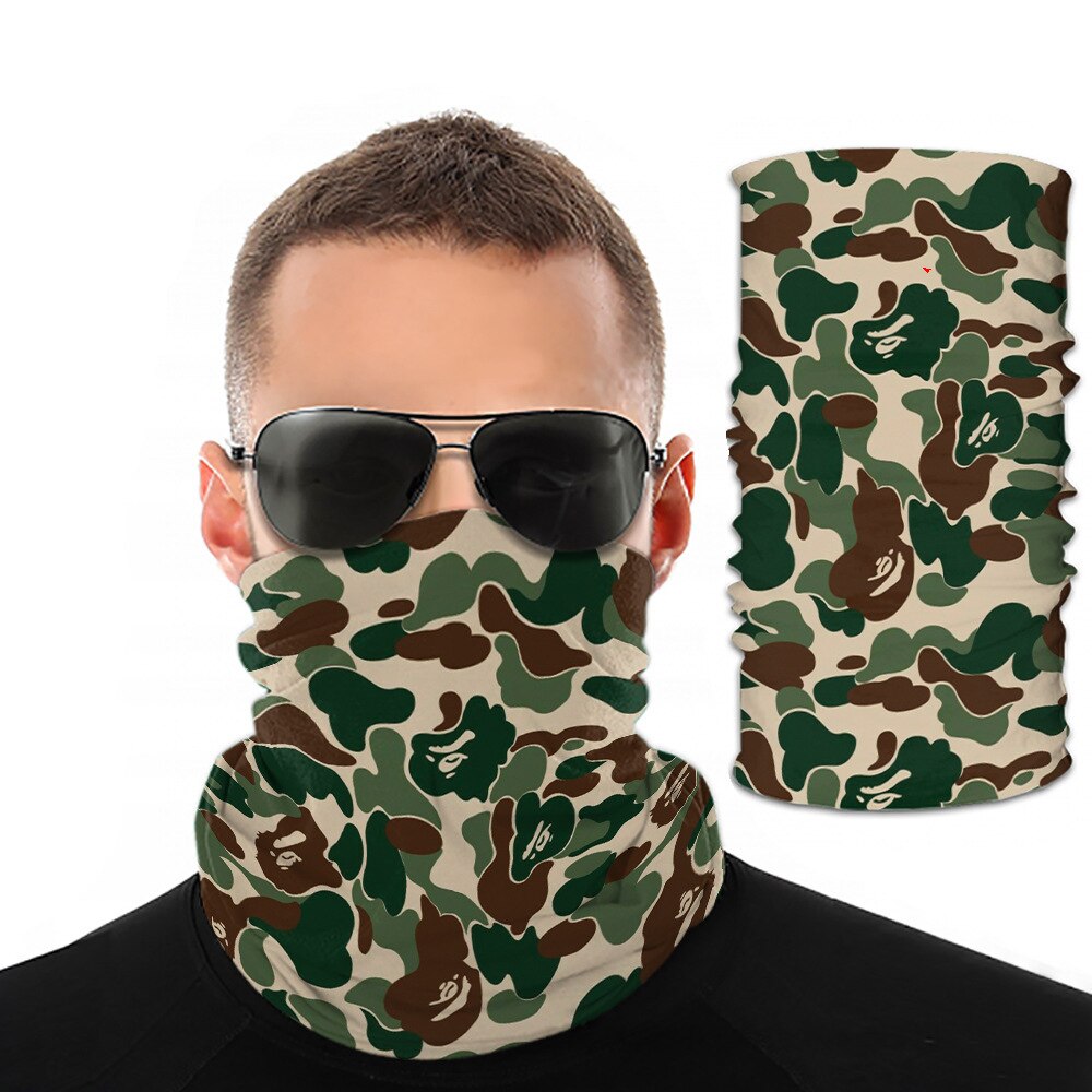 European and American 3D camouflage digital printing outdoor insect repellent mask, cap, variety magic, scarf: 14