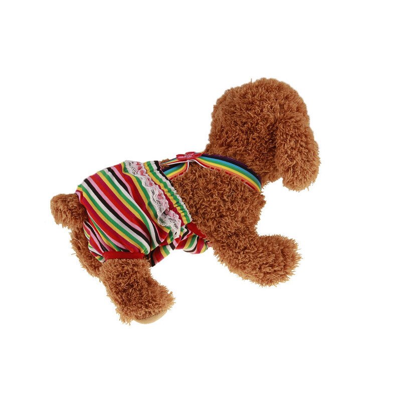 Ropa interior para mascotas, ropa encantadora para perro, correa para apretar Braga pañal, pantalones fisiológicos, suministros para perros de belleza