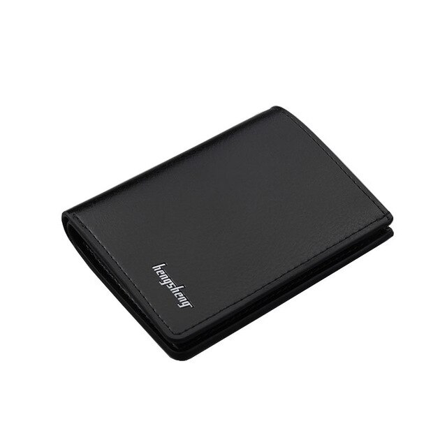 Catei Karrui portefeuille pour hommes Ultra-mince Vertical portefeuille multi-carte Position carte sac court coréen rétro portefeuille: 1008-2 black