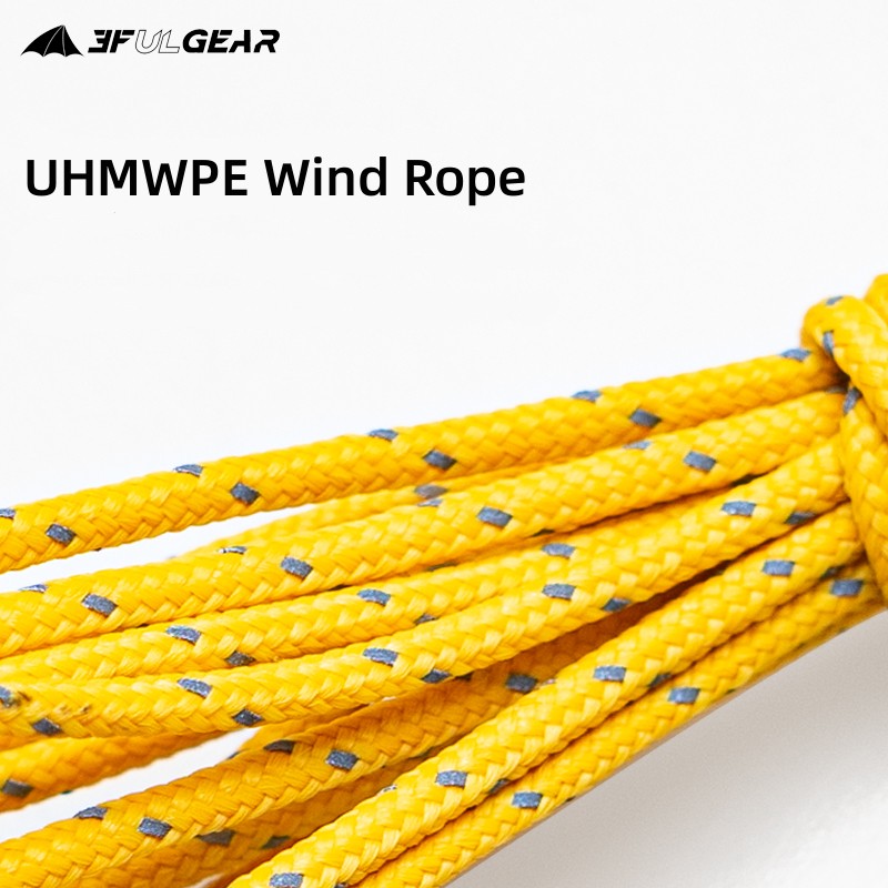 3F UL GEAR Outdoor 2/1.5MM 20 Meter Dyneema Reflecterend Touw Camping Tent Nylon UHMWPE Windtouw