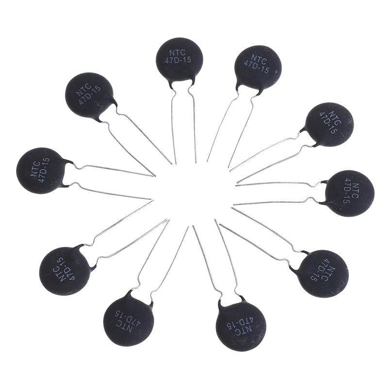 10pcs NTC Thermistor Resistor NTC 47D-15 Thermal Resistor