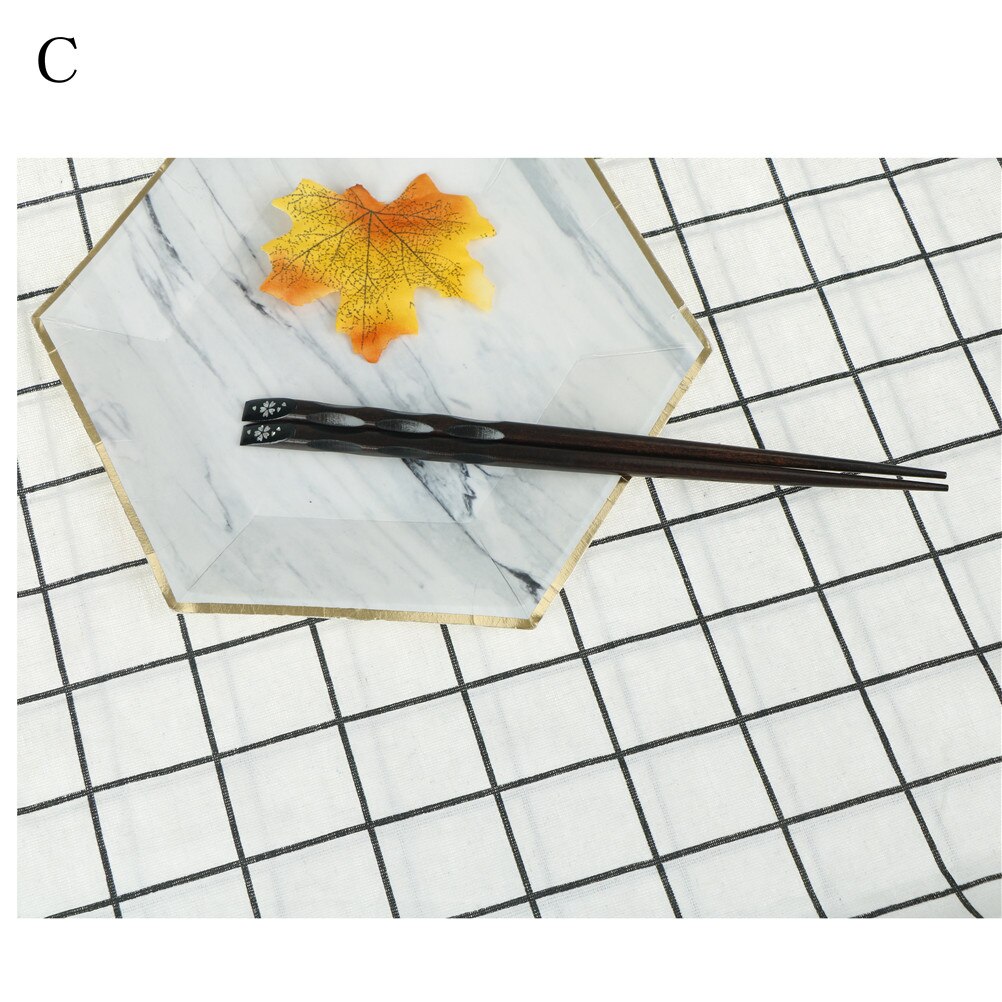 Gjenbrukbare naturpinnepinner japanske kirsebærblomster neglehåndverk antibakteriell antiskli herlig: C
