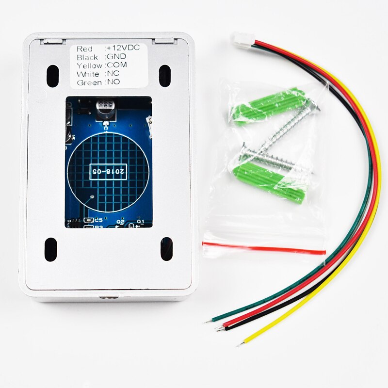 Touch Sensor Doors Button LED Light For Access Control Terminal Contact Door Square Touch Sensor Exit Release Button