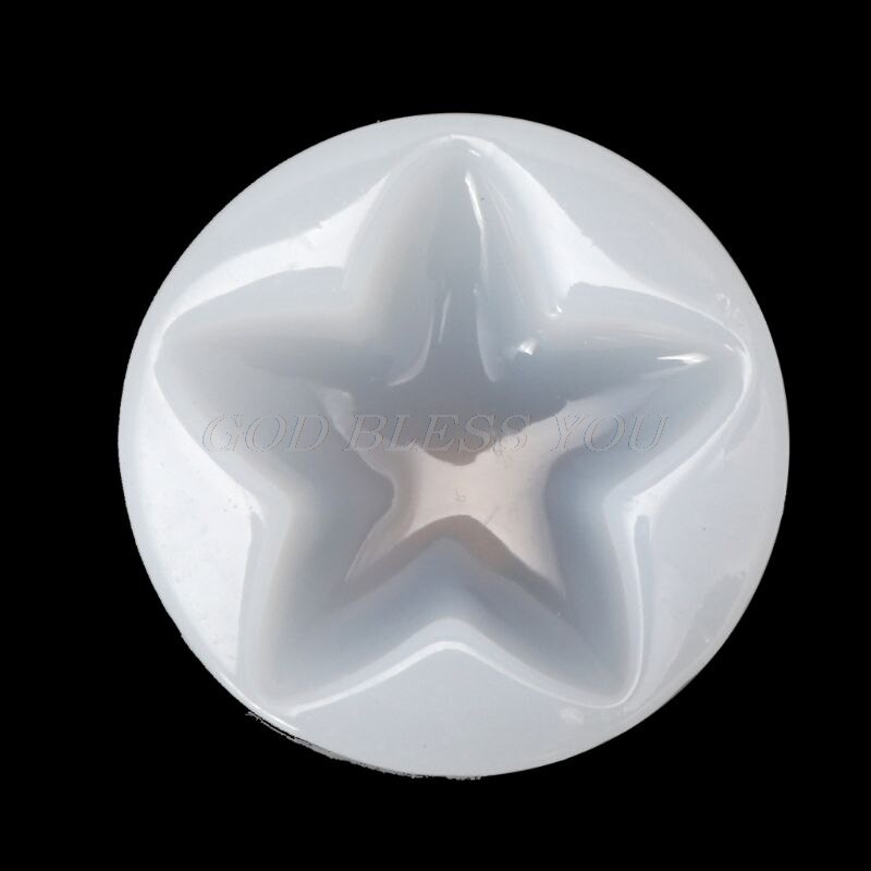 Hjärta stjärnform smyckeform silikon epoxiharts gjutning hängande kristallformar: 5