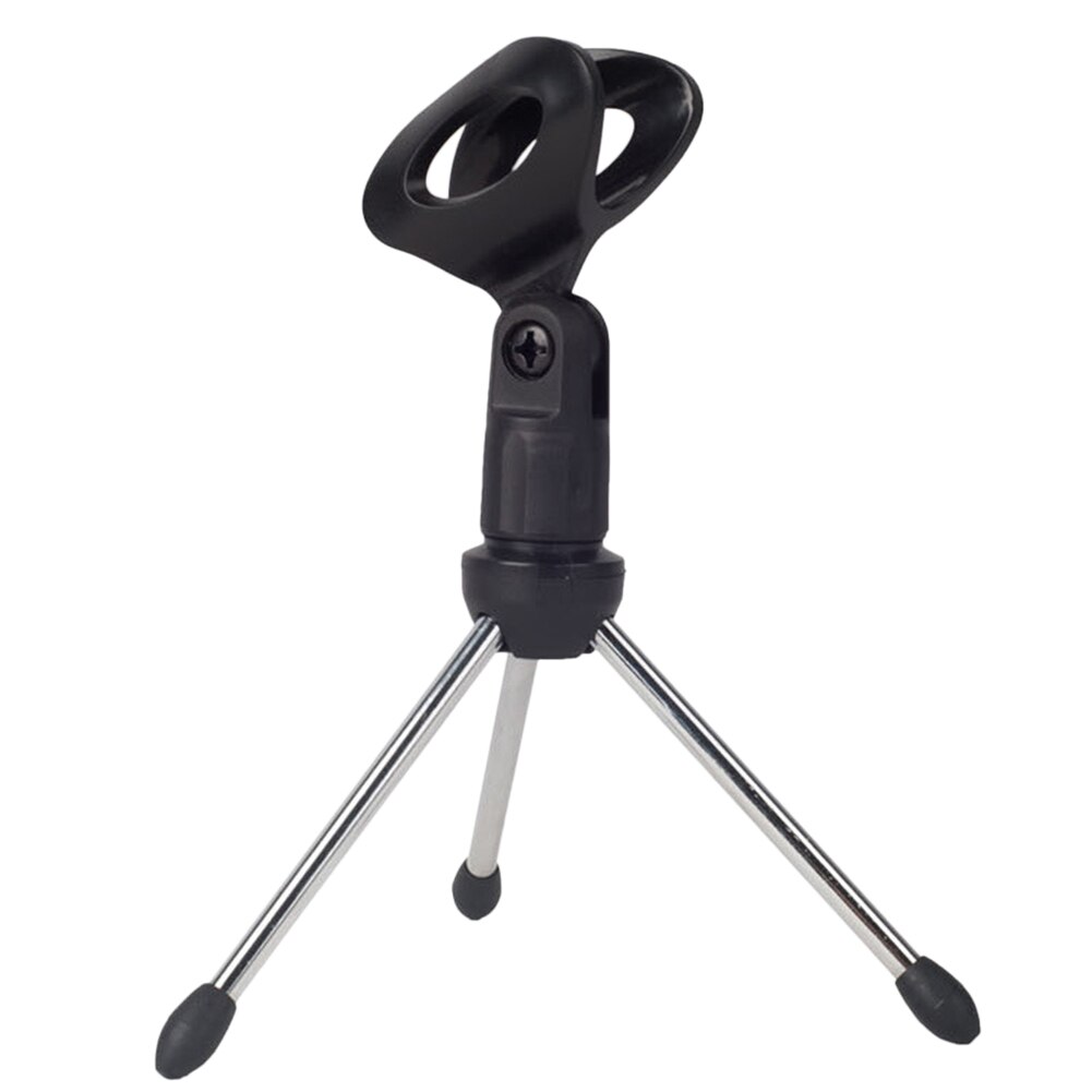 Microphone Mic Stand Tripod Bracket Portable Zinc Alloy Desktop Table Adjustable Holder VDX99